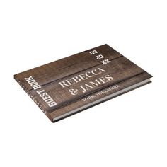 two wooden business cards with names on them