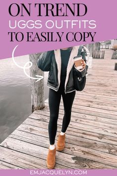 Ugg Style Outfit, Ugg Shoes Outfit, Cute Ugg Outfits, Styling Uggs, Women's Winter Outfit, Ugg Outfit Ideas, Mini Uggs Outfit, Style Uggs, How To Style Uggs