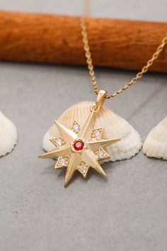 "★14K Solid Gold North Star Necklace, 925 Sterling Silver North Star Necklace, Star Necklace, North Star Charm, Christmas Gift, Graduation Gift★ ✔ FEATURES: -Gold KT: 14K Solid Gold and 925 Silver -Colors: 925 White Gold, 925 Rose Gold, 925 Yellow Gold, 14K White Gold, 14K Rose Gold, 14K Yellow Gold -Chain Lengths: 14\", 16\", 18\", 20\", 22\" -Chain Widths: 0.7mm -Chain Style: Box ✔ SHIPPING: -Ready to Ship in 1-3 Business Days -FREE shipping on all orders -Packed in a labeled gift box -The per Star-shaped Jewelry For Christmas Gift, Star-shaped Christmas Gift Jewelry, Christmas Star-shaped Jewelry Gift, Christmas Star Charm Jewelry, North Star Necklace, Paintings Ideas, Necklace Star, Style Box, Gift Graduation