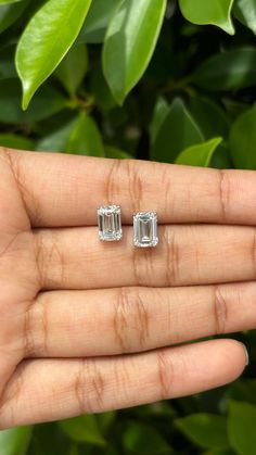 Presenting these gorgeous pair of earrings, made with high quality materials at the best price.  These earrings are studded with 1.50 + 1.51 Carat Emerald-cut Lab Diamonds. These diamonds are of E Color and VS1 Clarity. IGI certified. They are set in 2.02 grams 18K White Gold. The lab-grown diamonds used in this earrings are created using advanced Chemical Vapor Deposition (CVD) technology, a process we proudly specialize in. These diamonds possess the same physical, chemical, and optical properties as diamonds, ensuring they sparkle with unparalleled brilliance and radiance. Each CVD diamond reflects light beautifully, creating a dazzling display that is indistinguishable from that of natural diamonds. These earrings are a celebration of both beauty and ethical craftsmanship. Lab-grown di Formal Platinum Baguette-cut Earrings, Formal Platinum Baguette Cut Earrings, Formal Baguette Cut Platinum Earrings, Gia Certified White Cluster Earrings For Formal Events, Baguette Cut Diamond Earrings For Formal Events, Baguette Cut Diamond Earrings For Formal Occasions, Gia Certified White Gold Cluster Earrings For Formal Occasions, Gia Certified White Gold Cluster Earrings For Formal Events, Luxury Baguette Cut Bridal Earrings For Anniversary