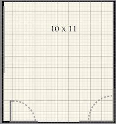 a bathroom floor plan with the measurements for each area and numbers to be displayed on it