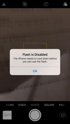 an iphone screen with the text flash is disabled on it, and then you can use this button