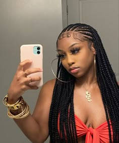 Black Kids Braids Hairstyles, Big Box Braids Hairstyles, Girl Braided Hairstyles, Goddess Braids Hairstyles, African Hair Braiding Styles, Box Braids Hairstyles For Black Women, Braided Cornrow Hairstyles, Cute Box Braids Hairstyles