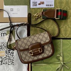 Hand Bags For Women, Hot Bags, Gucci Horsebit, Original Bags, Gucci Handbags, Mini Fashion, Luxury Handbags, Crossbody Shoulder Bag, Size 20