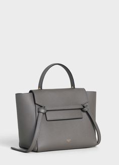 Celine Micro Belt Bag Grained Calfskin Grey $2300 Luxury Belt Bag With Removable Pouch For Office, Modern Evening Bag With Removable Belt, Elegant Evening Belt Bag With Removable Belt, Celine Micro Belt Bag, Celine Mini Belt Bag, Mini Belt Bag, Lv Handbags, Celine Bags, Big Bags