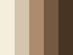 the color scheme is brown and beige, with neutrals on each side to create an interesting