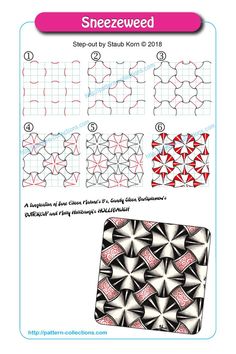 the instructions for how to make an origami quilt with this step - by - step pattern