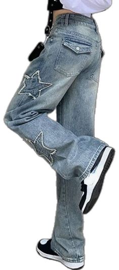 Straight Leg Jeans, Leg Jeans, Jeans Size, Color Blue, Straight Leg, Wide Leg, High Rise, Collage, Brand New