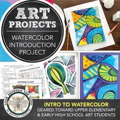 the art projects watercolor instruction project