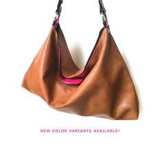 Genuine leather hobo bag made in Italy Now available in new amazing color variants! Main features: *  Unlined Hobo Bag in 100% genuine Italian leather *  Zip closure (YKK zipper) *  No inner pockets *  Unlined wristlet zipped pouch *  1 short leather handle and *  1 adjustable crossbody strap Choose your strap: * Strap 28'' (Removable adjustable leather strap from 24 to 28 inches / 60-70 cm) * Strap 43'' (Removable adjustable Leather and chain strap from 24 to 43 inches / 60-110 cm) Two sizes available: SMALL - Approx Measurements: Width: 12.6'' (32 cm) Top opening zip length: 11.8'' (30 cm) Height: 8.66'' (22 cm) Depth: 3.15'' (8 cm) Handle Drop: 17.32'' (44 cm) LARGE - Approx Measurements: Width: 17.32'' (44 cm) Top opening zip length: 13'' (33 cm) Height: 13.39'' (34 cm) Depth: 3.54'' ( Soft Leather Hobo Bag, Canvas Backpack Women, Large Crossbody Bag, Leather Hobo Bags, Brown Leather Tote Bag, Large Leather Bag, Large Leather Tote Bag, Soft Leather Bag, Large Crossbody Bags