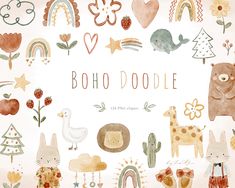 the boho doodle is an art project for children