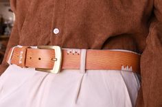 Brown Leather Belts And Suspenders For Gift, Brown Leather Belts And Suspenders As Gifts, Brown Leather Belt And Suspenders For Gift, Brown Leather Belt And Suspenders As Gift, Vintage Brown Belt As Gift, Vintage Brown Belt For Gift, Vintage Brown Belt As A Gift, Leather Belt With Brass Buckle As Gift, Classic Brown Belt Buckles As Gift