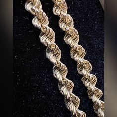 Vintage 14k Gold Braided Chain Approximately 18” Long Approximately 14 Grams Luxury Gold-plated Rope Chain Jewelry, Elegant Gold Rope Chain Necklace For Formal Occasions, Yellow Gold Rope Chain Jewelry For Anniversary, Elegant 14k Gold Rope Chain Necklace For Formal Occasions, Elegant Formal Gold Chain Rope Necklace, Elegant Formal Gold Rope Chain Necklace, Luxury Formal Rope Chain Jewelry, Elegant 14k Gold Tarnish Resistant Rope Chain Necklace, 14k Gold Rope Chain Necklace For Anniversary