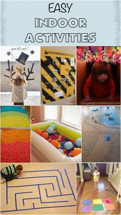 an easy indoor activity for kids to play with