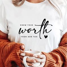 Inspirational Tshirts Ideas, Cool Tshirt Designs Women, Fun Tshirt Designs, Cricut Tshirt Ideas For Women, Tee Shirt Ideas, Cute Tshirt Designs, Motivational Svg, Positive Shirt