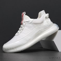 Lasaky - Breathable Canvas Sneakers for Sports and Casual Wear with Lightweight Air Cushion Soft Sole Running Shoes Genuine Leather Sandals, Fabric Shoes, Chunky Heels Sandals, Casual Sport Shoes, Canvas Sneakers, Chunky Heels, Low Heels, Leather Sandals, Running Shoes