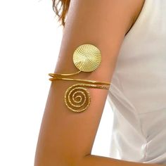 Bold Upper Arm Cuff Bracelet Boho Hippie Armlet Swirl Egyptian Stylish New Brand New In Original Package No Price Tags Attached Gold Tone Metal Party Work Office Gift ***Check Out My Other Items** Save $$ On Shipping!!! (5j126) Tags Home, Country ,Collectable, Vintage, Figurine ,Office, Boho, Hippie, Stylish, Gift, Fashion, Surfer, Vacation, Beach, Unisex, Vegan, Minimalist, Western, Southwest, Native American, Mid Century, Retro, Chic,, Victoria's Secret, Sexy, Love, Mcm, 50's, 60's, 70's, Core Elegant Gold Spiral Cuff Bracelet, Gold Spiral Bohemian Bracelets, Bohemian Gold Spiral Bracelets, Bohemian Gold Spiral Bracelet, Elegant Metal Spiral Cuff Bracelet, Elegant Spiral Metal Cuff Bracelet, Elegant Spiral Metal Bangle, Elegant Spiral Bracelets For Party, Elegant Adjustable Spiral Bracelet