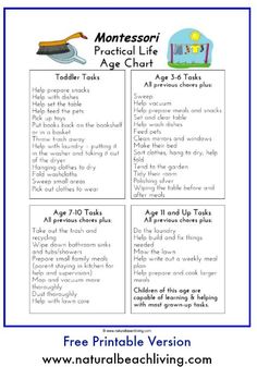 the montessoi practice sheet for toddlers to learn how to use it