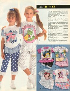 Infantil 80’s Fashion Kids, 2000s Kid Clothes, Early 2000s Kids Clothes, Sears Wishbook 80s, Childhood Images