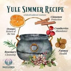 Cauldron Recipes, Yule Simmer Pot, Mini Crockpot, Yule Ideas, Yule Traditions, Simmer Pots, Yule Crafts, Yule Celebration, Simmer Pot