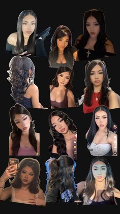 Latina Hair Styles Short, Hairstyles For College Students, Mexican Hairstyles For Women, Baddie Hairstyles Latina Straight, Airport Hairstyles, Hairstyles Back To School, Cute Latina Hairstyles, Latina Hairstyles, Hair Down Styles