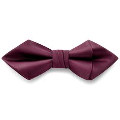 * Sleek satin finish
 * Pre-tied for convenience
 * Size-adjustable strap Elegant Pre-tied Adjustable Bow Tie, Elegant Adjustable Pre-tied Bow, Elegant Purple Bow Tie For Party, Elegant Purple Party Ties, Butterfly Knot Bow For Black-tie Events, Formal Pre-tied Ties With Decorative Bow, Adjustable Solid Bow For Formal Occasions, Elegant Bow For Black Tie Suit Accessories, Adjustable Solid Color Bow For Formal Occasions