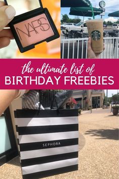 the ultimate list of birthday freebies from sephora, starbucks, and other stores