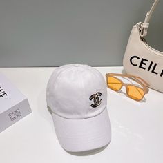 Size: Standard Size It comes with Dust box, Care manual, Tag, and Paper bag. Chanel Hats, Chanel Hat, Caps Hats, Paper Bag, Clutch Bag, Chanel, Things To Come, Shoulder Bag, Hats