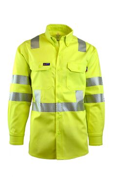 7oz. FR Uniform Shirts | Hi-Viz Class 3 | 100% Cotton Uniform Styling, Coveralls Mens, Winter Wear Women, Father Shirts, Uniform Shirts, Protective Clothing, Ripstop Fabric, Womens Long Sleeve Shirts, Work Shirts