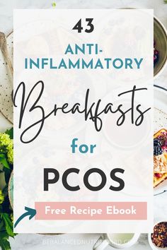 Support your PCOS journey with these 43 anti-inflammatory breakfast ideas. Easy to prepare, delicious, and featuring low glycemic and high-protein ingredients, these recipes are ideal for hormone balance. Breakfast Ideas Easy, Protein Ingredients, Improve Fertility, Hormone Balance