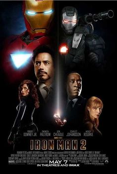 the poster for iron man 2