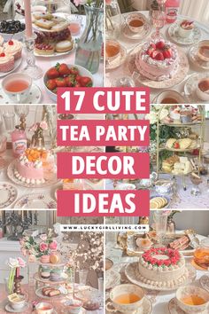 tea party decor ideas that are easy to make