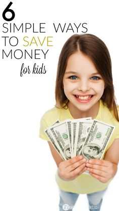 Here are 6 simple ways for kids to save money. No matter how old your children are teaching them the value of a dollar can help them to make wise financial decisions as they get older. Saving Strategies, Money Frugal, Intentional Parenting