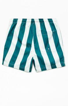 Elevate your summer style with the PacSun Playa Striped Swim Trunks, boasting bold stripes and unbeatable comfort. Featuring an elastic stretch waistline, drawstrings, and a single back pocket with a drainage hole, these trunks are equipped for all-day beach fun. Plus, with a newly improved mesh lining, you'll stay cool and comfortable while making waves in style.


	Elastic stretch waistline
	Side pockets
	Standard fit
	15" Outseam
	4.5" Inseam
	Striped
	Full mesh lining
	100% Polyeser Art Outfits, Bold Stripes, Mens Swim Trunks, Making Waves, Other Outfits, Man Swimming, Beach Fun, Stay Cool, Exclusive Collection