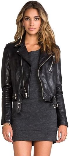 Women's Leather Jacket Biker Style Real Lambskin Black Moto Jacket | eBay Lambskin Leather Jacket, Real Leather Jacket, Jacket Outfit, Leather Biker Jacket, Leather Motorcycle Jacket, Denim Jacket Women, Revolve Clothing, Black Leather Jacket, Leather Jackets Women