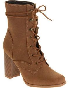 Mo Mo MoMo Women's Lace Up Block Heel Boot, This stylish pair of boots will quickly become your go to boot for comfort and style. Constructed with a thick block heel and traction sole, these boots were designed to not only be stylish but also comfortable on your feet. Made with a duel closing system; the bottom half is the traditional lace-up closure, while the top half has hook closures. Pair with your favorite jeans and top to create a cute and comfortable look you can be confident Jeans And Top, Sand Shoes, Heels Patterns, Lace Up Block Heel, Boots Patterns