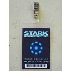 a badge with the words stark industrials on it