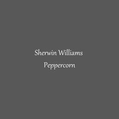 shewin williams's peppercorn is featured in the cover of her book