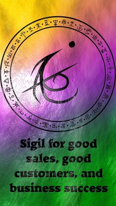 an image of a sign for good sales, god customers and business success