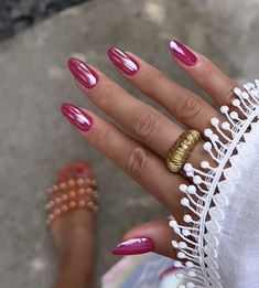 Short Classy Nails, Raspberry Nails, College Nails, Old Money Nails, Berry Nails, Sophisticated Nails, Money Nails, Natural Nails Manicure, Popular Nail Colors