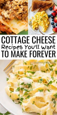 Cottage Cheese Recipes That Will Make You Forget About Yogurt Meals Made With Cottage Cheese, Low Cal High Protein Cottage Cheese Recipes, Foods With Cottage Cheese, Ww Recipes With Cottage Cheese, Cottage Cheese Recipes Blended, Food With Cottage Cheese, Use Up Cottage Cheese, Oatmeal With Cottage Cheese, Low Carb Recipes With Cottage Cheese