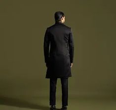 The Achkan is a sartorial masterpiece, crafted from the finest Black Linen Satin. It features a sophisticated linear shaded thread work, complemented by Maal and Cutdana embroidery, creating a garment that is both visually striking and rich in texture.

Size Chart For Men





	
	
					Men's Size Chart
		

		
		
						
				Size Chart For Men
				Custom Size Measurement Guide
			
			
				
				
				Custom Size Measurement Guide
1. Take your measurements at ease…don’t hold your breath!
2. Be a litt Elegant Raw Silk Sherwani Straight Kurta, Elegant Semi-stitched Sherwani In Straight Kurta Style, Elegant Sherwani With Zari Work Straight Kurta, Elegant Sherwani In Raw Silk With Straight Kurta, Elegant Sherwani With Zari Work, Elegant Semi-stitched Raw Silk Sherwani, Elegant Embroidered Sets For Winter, Elegant Embroidered Winter Sets, Elegant Designer Wear Sherwani With Straight Kurta