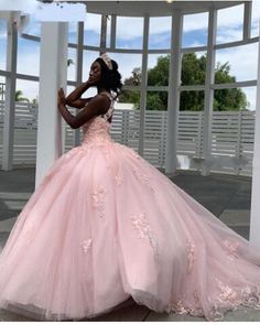 Fitted Tulle Quinceanera Dress For Sweet 16, Quinceanera Dress With Sweep Train For Debutante Ball, Quinceanera Ball Gown With Sweep Train For Debutante Ball, Sweetheart Neckline Quinceanera Dress For Prom Season, Pink Quinceanera Dress With Sweep Train, Pink Quinceanera Dress With Sweep Train For Prom, Pink Ball Gown Quinceanera Dress With Sweep Train, Pink Quinceanera Dress With Sweep Train For Debutante Ball, Quinceanera Ball Gown With Sweetheart Neckline For Prom Season