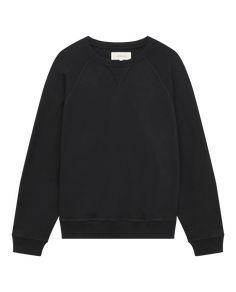 Inspired by a favorite vintage sweatshirt, this wear-with-everything piece has extra slouch, a straight shape, and fuller sleeves than The College Sweatshirt. 100% Cotton Machine Wash Cold Tumble Dry Low Made in the U.S.A. Classic Relaxed Fit Sweats For Fall, Classic Relaxed Fit Sweatshirt For Loungewear, Classic Relaxed Fit Sweats, Fall Raglan Sleeve Relaxed Fit Sweatshirt, Classic Relaxed Fit Sweatshirt With Ribbed Cuffs, Classic Sweatshirt With Ribbed Cuffs In Relaxed Fit, Classic Sweatshirt With Ribbed Cuffs And Relaxed Fit, Classic Relaxed Fit Sweatshirt For Everyday, Classic Relaxed Fit Sweatshirt