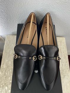 Coach Shoes, Priority Mail, Flat Shoes Women, Mule Shoe, Memory Foam, Shoes Flats, Leather Upper, Shoe Accessories, Loafers