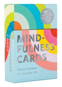 Mindfulness Cards Simple Practices for Everyday Life By Rohan Gunatillake Mindfulness Cards, Mindfulness Books, Mindful Moments, Cards Simple, Meditation Apps, Mindfulness Exercises, Daily Gratitude, Chronicle Books, Mindfulness Practice