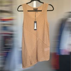 Donna Karan Ny Womens Small Brown Sleeveless Top Knit Tunic Asymmetrical Shirt Absolutely New !!! Oversized Fit. Measurements Flat Lay: Pit-Pit 15" Length 28" Poshmark Tip: You Can Bundle Up To 5 Lbs Of Items From My Closet For The Same Shipping Price As Just 1 Item. If You Buy From 2 Items And Up You Will Receive 20% Discount. Please Let Me Know If You Have Any Questions About This. Summer Vest Top With Asymmetrical Hem, Asymmetrical Vest Tops For Spring, Spring Asymmetrical Cotton Tank Top, Casual Asymmetrical Knit Top, Casual Asymmetrical Cotton Tank Top, Summer Layering Tank Top With Asymmetrical Hem, Spring Vest Tops With Asymmetrical Hem, Casual Asymmetrical Spring Vest, Spring Asymmetrical Tank Top For Layering