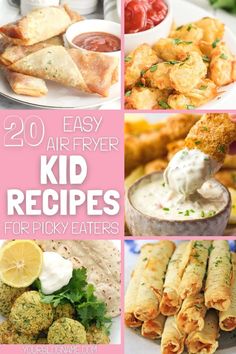 20 Easy Air Fryer Kid Recipes for Picky Eaters Kid Friendly Air Fryer Recipes, Air Fryer Recipes For Kids, Picky Eaters Dinner, Recipes For Picky Eaters, The Best Air Fryer, Kid Recipes, Best Air Fryer, Air Fried Food, Recipes For Kids