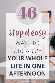 Organize your life and every aspect of it with these easy ways for complete beginners. If you feel your life's a mess, here's what to do. Organize Motivation, How To Be More Organized, Declutter Home, Ways To Organize, Vie Motivation, Get My Life Together, Organize Declutter, Clean Living, Declutter Your Home