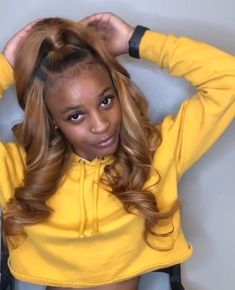 Organic Hair Color, Weave Ponytail Hairstyles, Black Ponytail Hairstyles, Sew Ins, Hair Laid, Organic Hair, Ponytail Styles, Hair Life, Baddie Hairstyles